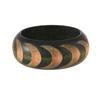 Retro breites Holzarmband - Chinesischer ethnischer Stil Handring - Holzschnitzerei Armband