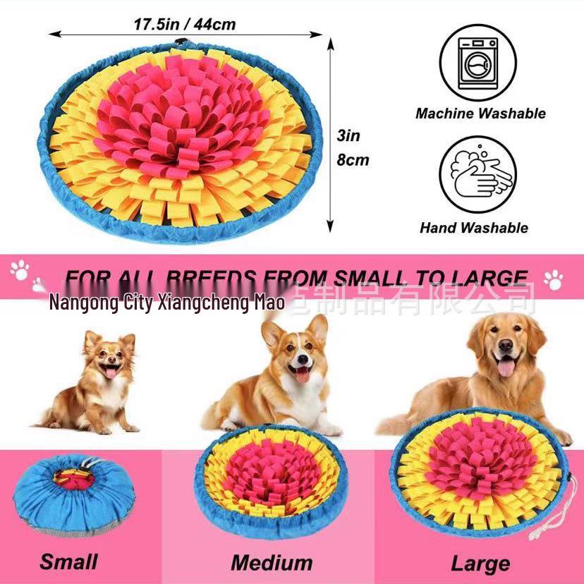 Anti-Choke Slow-Feeding Snuffle Mat for Dogs - Decompression & Training Blanket