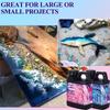 Clear Casting Epoxy Resin Kit – 1:1 Mix, Quick Cure Epoxy Resin Ideal for Jewelry, Resin Art DIY, River Tables & Home Decor DIY