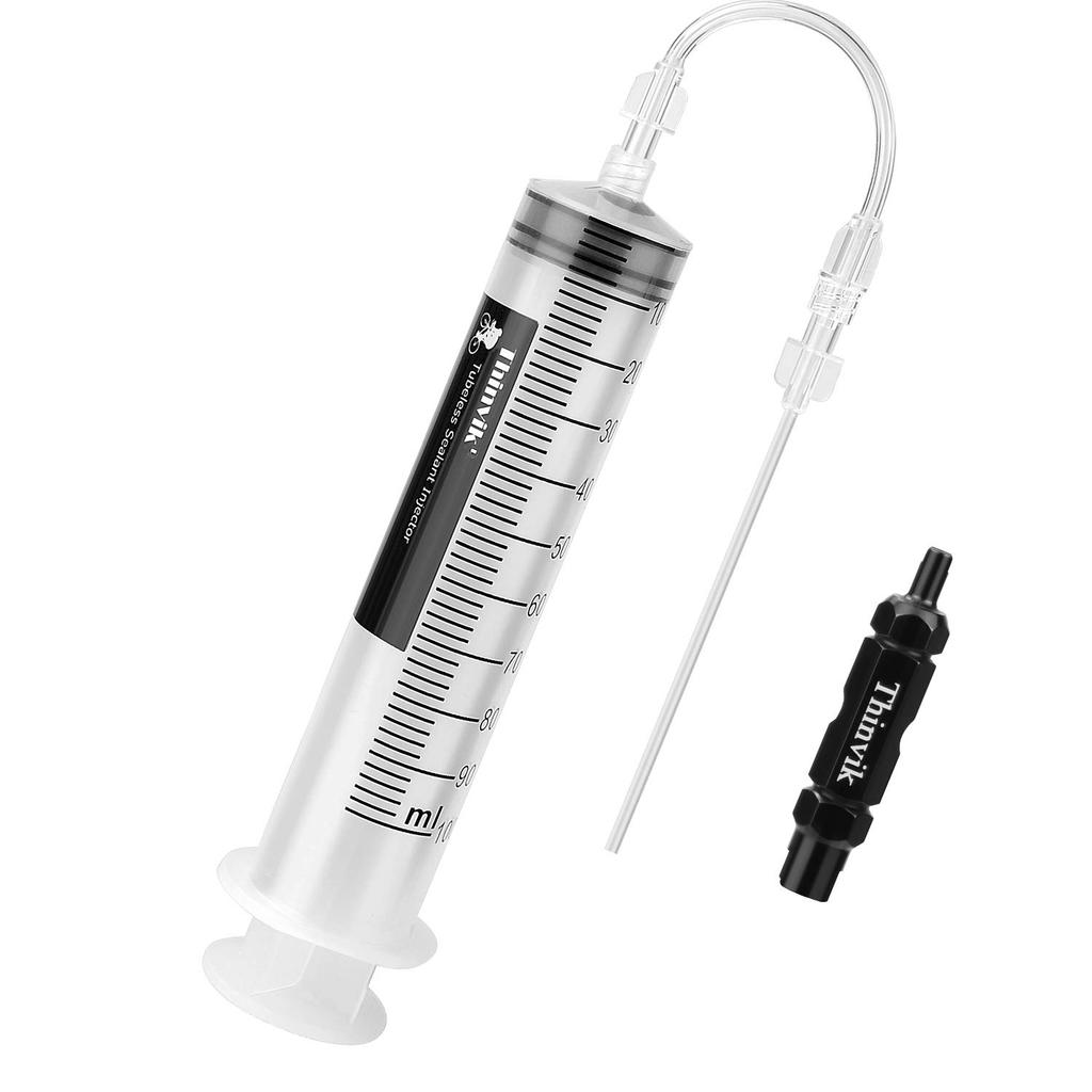 Thinvik Bicycle Tubeless Sealant Injector 100ml Tire Sealant Syringe Cycling