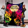 1pc Halloween Decorations Throw Blanket Polyester Fiber, Lightweight Flannel, Soft & Warm, All Season Use for Outdoor, Camping Digital Print