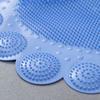 with Suction Cups Shower Floor Mat Toe Shape Foot Pedal Bathroom Rug Bathroom Anti-slip Mat  Bath