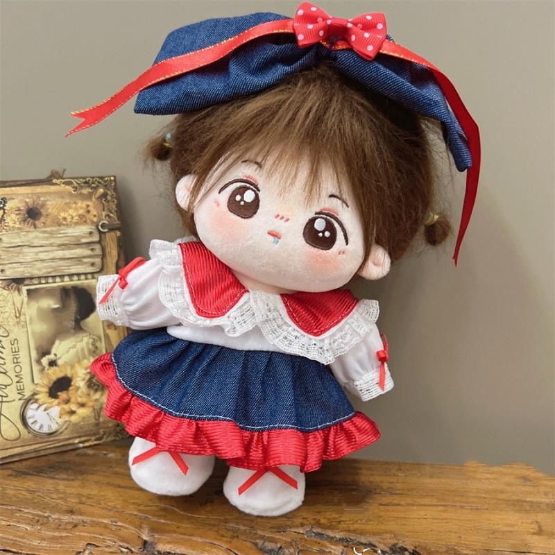 Suitable for 20cm Cute Plush Doll Dresses Clothing Accessories Mini Doll Clothing Accessories