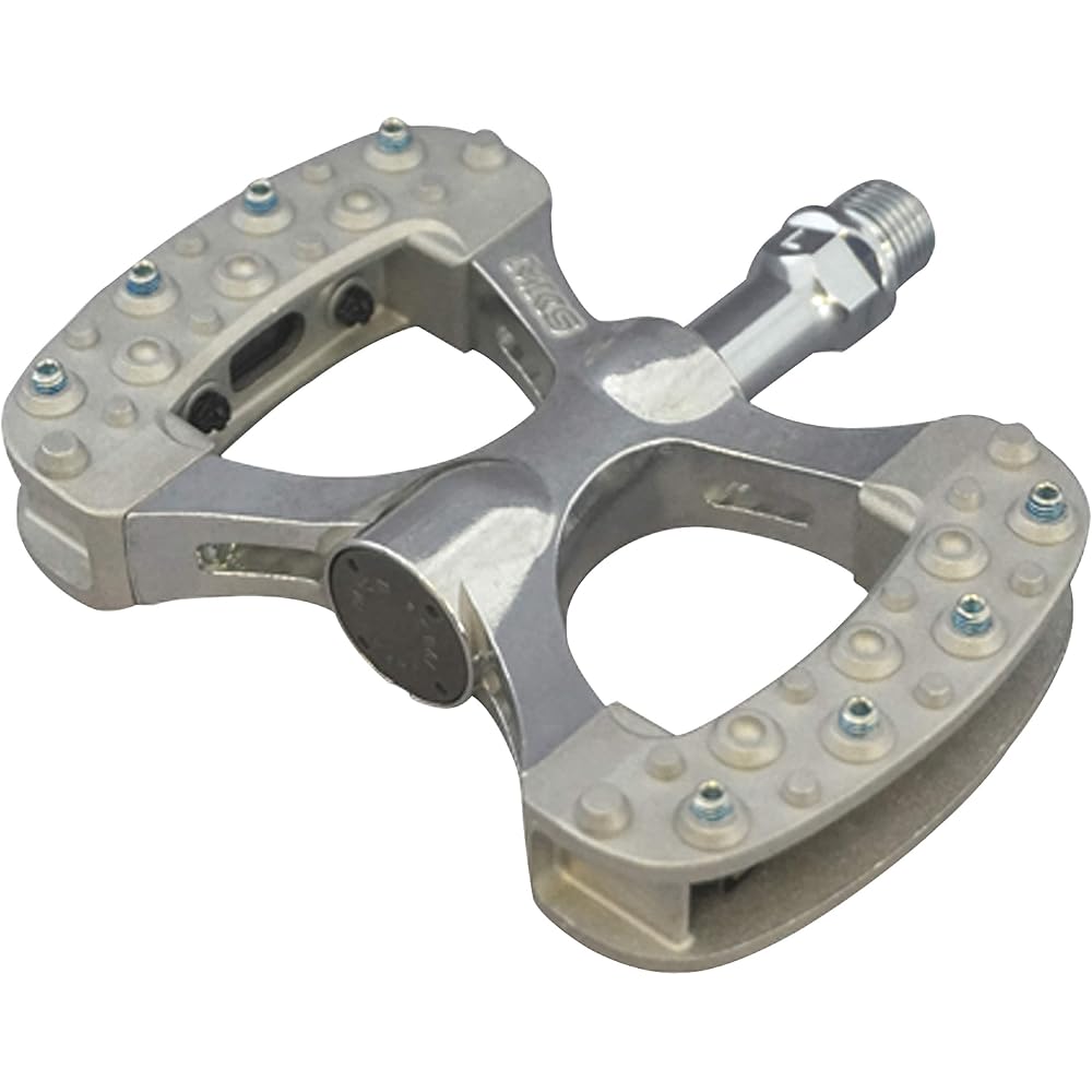 MKS Gamma Bicycle Pedals Silver Lightweight Durable Design