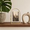 Memory Keepsake Frame Glass Press for Dried Flowers, Octagonal Metal Shadow Box with Commemorative Craft Clear Glass, Wall Hanging Plant Display