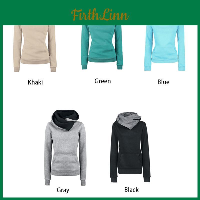 Fashionable Women's Long Sleeve Hoodie Sweater For A Chic Winter Look