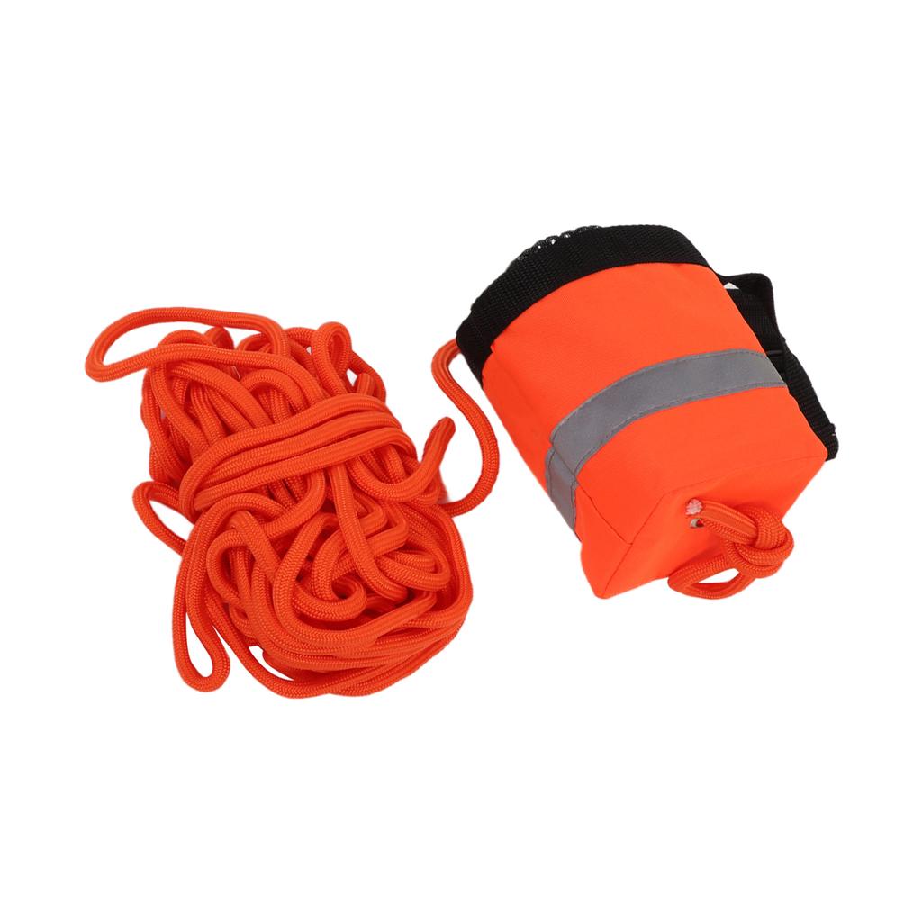 Throw Rope Bag Life Saving Reflective Rope Water Floating Bag Saving Equipment for Water Sports Rescuing