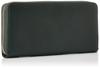 Katharine Hamnett London VEGA Wallet, Made with Premium Japanese Cowhide Leather, Round, Long, Holds Bills, Cards, and Coins, Antique-Style Cotton,