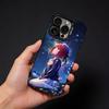 Anime O-Oshi No Ko Phone Case For iPhone17, 16,15,14,13,12 Pro Max Black Candy Matte Shockproof Cover