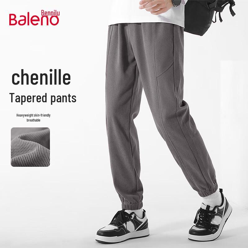Baleno Herren Chenille Freizeit-Langhose