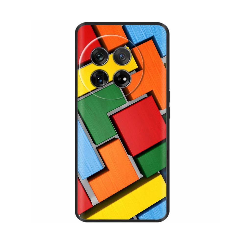 For OnePlus 12 Case Cover Silicone Soft TPU Phone Cases Bumper for One plus 12R 1+12 Oneplus12 5G Back Cover Funda Shockproof