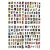 181pcs/4-Sheet English Alphabet Number Symbol Sticker Pack, Vintage Scrapbook Aesthetic Journaling Supplies Kit, Letter Stickers