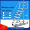 Mobile Extendable Ladder Truck for Warehouse and Supermarket Use