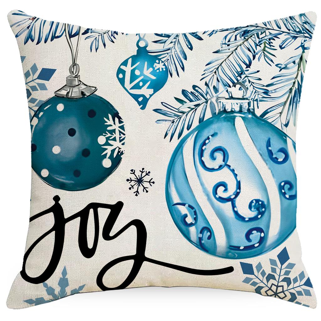 Neue Weihnachts-Kissenbezug Möbel, Kissenbezug Leinen Bedruckt Wohnzimmer Sofa Dekoration Kissenbezug