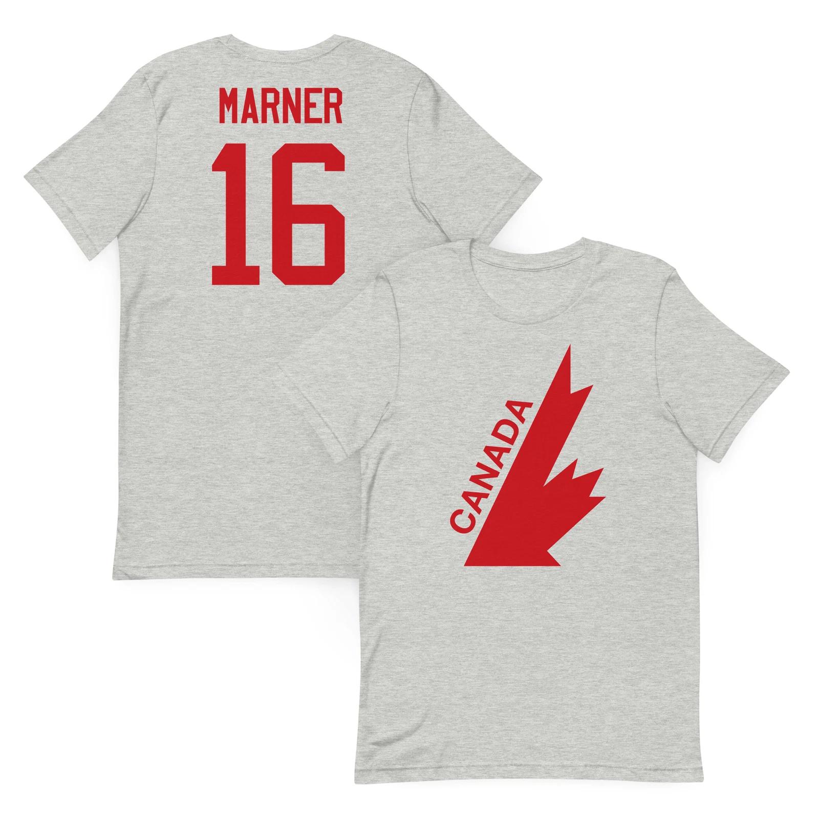 Retro Team Canada Mitch Marner 16 Jersey T-Shirt 4 Nations Faceoff XL
