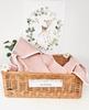 Bathrobe 100x100 Boho collection lace powder pink