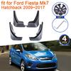 For Ford Fiesta 7 Mk7 Hatchback 2009~2017 Mud Flaps Splash Guards Flap Mudguards Front Rear Wheels Fender Car Stying Accessories
