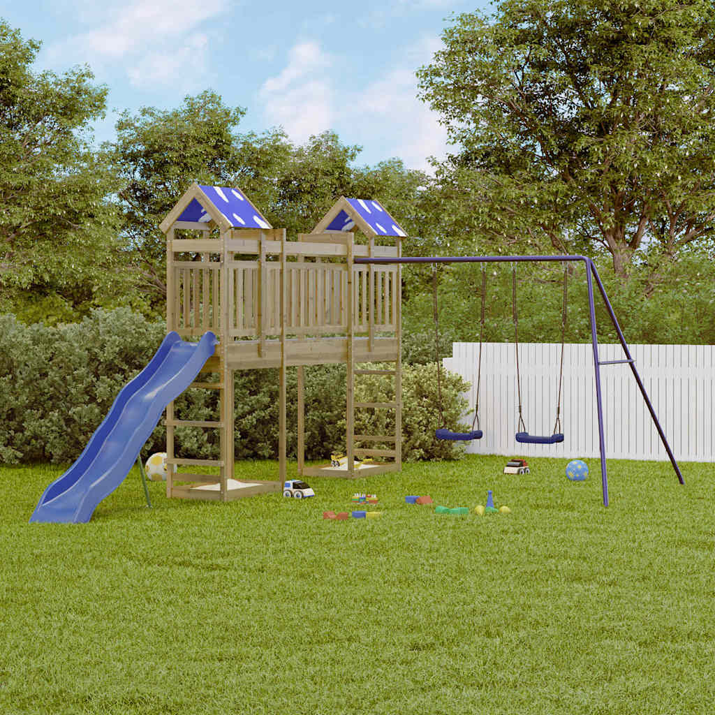 Play Tower Impregnated Pine Wood