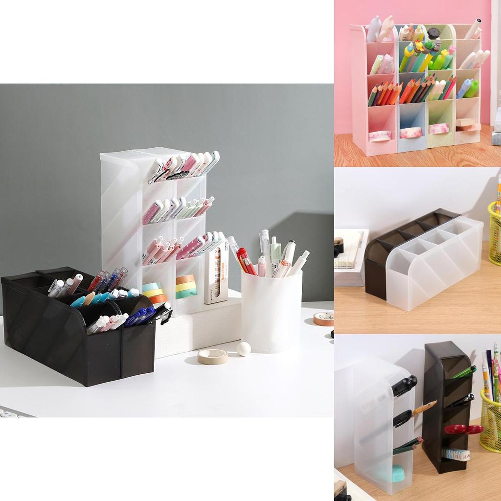 Eleganter Schräg-Einsatz Stifthalter Schreibtisch-Organizer Für Stilvolle Schreibtisch-Schreibwarenaufbewahrung