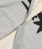 NICEGHOSTCLUB 3Star Applique Hoodie Zip Up_Grey(Ng2Gsum490A)