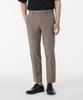 [Cooltandard] Tapered Hidden Banding Crop Slacks [Dusty Beige]