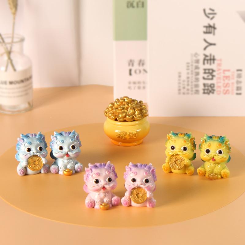 New Cute PI Xiu Resin Handicraft Ornaments, Personalized Craft Gifts, Home Ornaments and Car Decorations