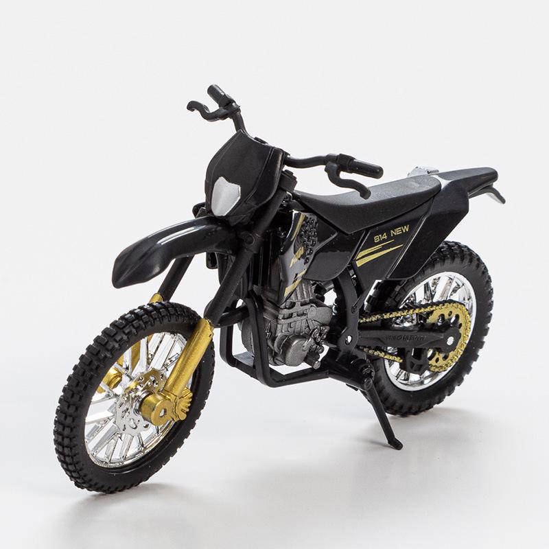 Cross 1:18 Alloy Pull-back Motorcycle Model Toy for Kids - Educational Ornament