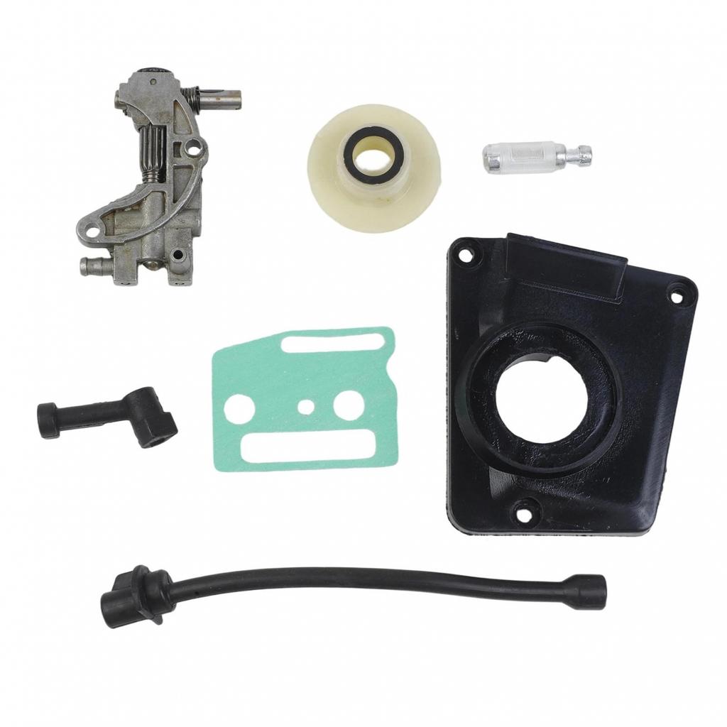 Chainsaw Parts Oil Drive Pump Kit Oil Pump Mechanism Convenient Design Oil Pipe
