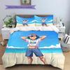 Pokémon Pattern Bedding Home Decoration Birthday Gift (1 * Duvet Cover + 2 * Pillowcase, Without Core)