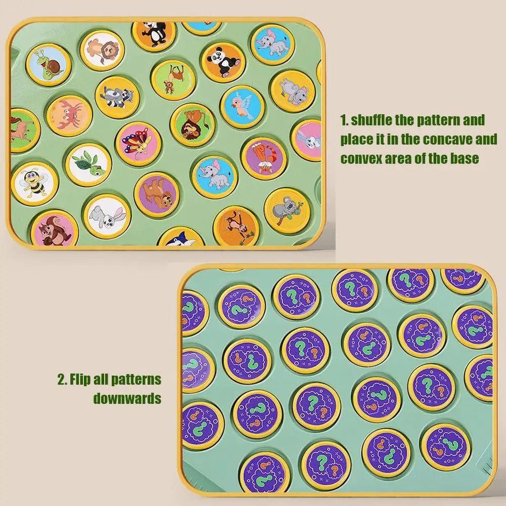 Puzzle Thinking Brain Teaser Chess Board Concentration Bingo Game  Concentration Training