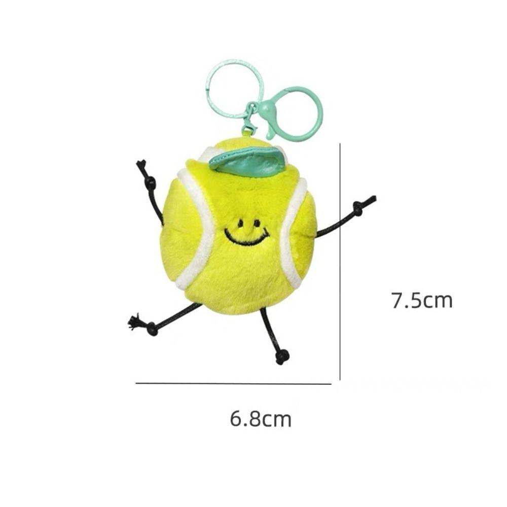Pingente de Chave Fofo Série Esportiva Tênis Basquete Pingente de Bolsa Chaveiro de Desenho Animado Baseball Chaveiro