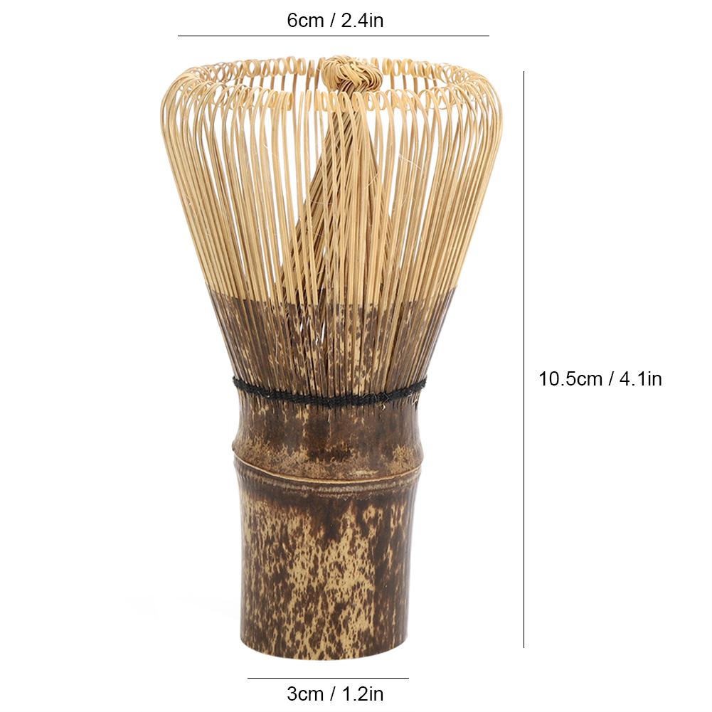 Bamboo Japanese Style Matcha Tea Whisk Brush Tea Accessories for Matcha Tea MakingBamboo 120 Prongs