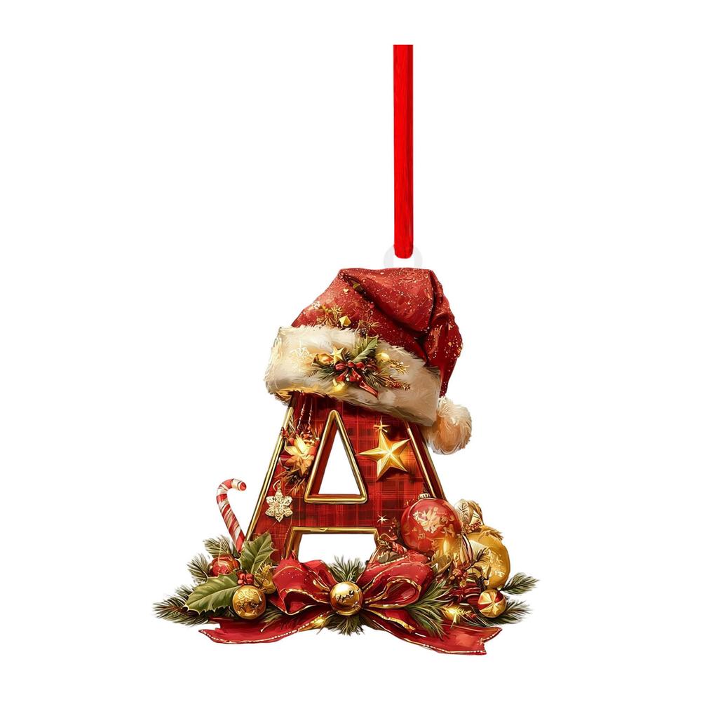 26 Letter,Christmas,Ornaments,Acrylic,1