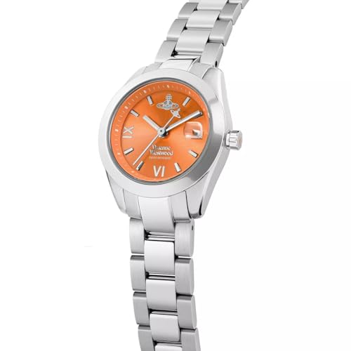 Vivienne Westwood VV292ORSL Women's Silver/Orange Watch [Parallel Import]