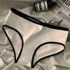 Women's Seamless Mid-Waist Hip-Lifting Cotton Panties - Summer, Sexy Japanese Style, Pure Cotton Crotch, Thin Triangle Design.