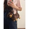 Dackel Cartoon Plüschpuppe Schulter Crossbody Handtasche