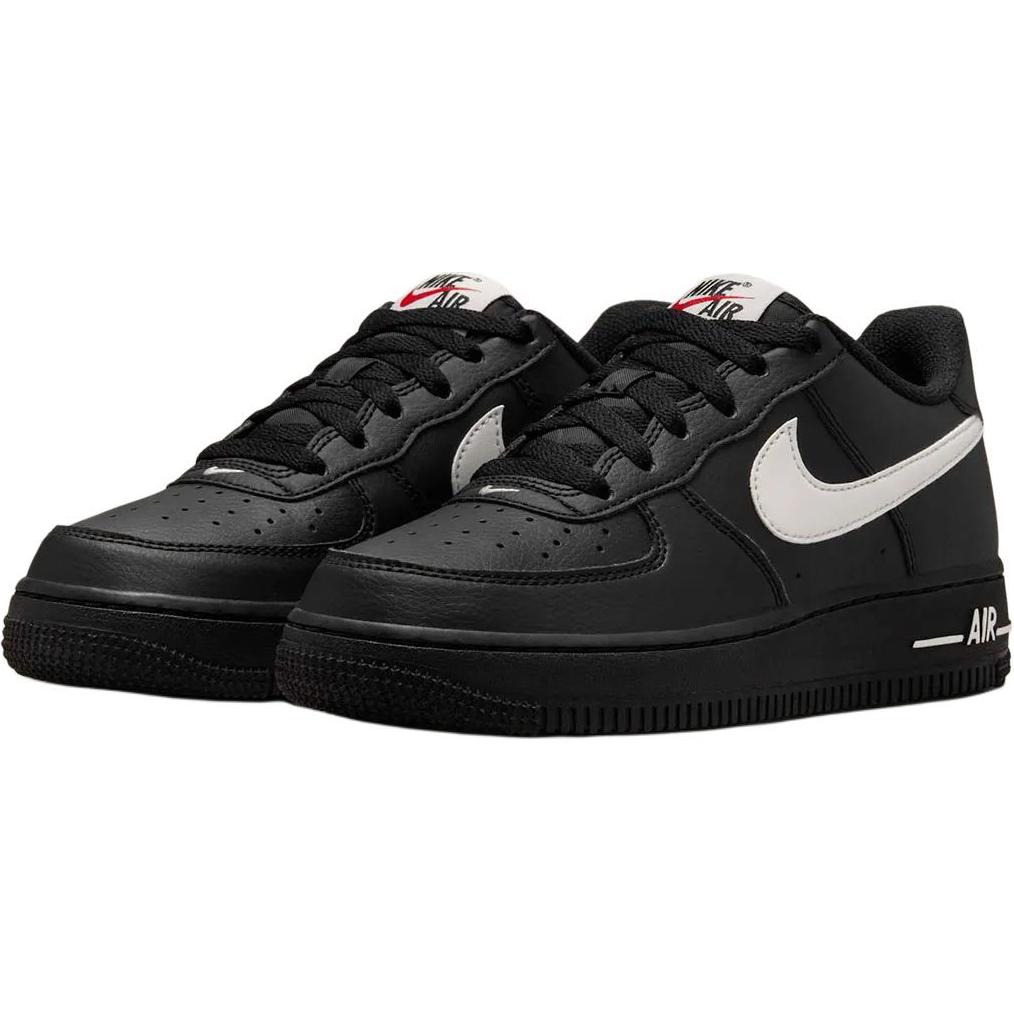 Nové dětské skateboardové boty Nike Air Force 1 s nízkým svrškem, protiskluzové a odolné proti opotřebení, černé, pro teenagery HV6359-001