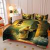 2/3pcs Jesus Christ Prayer Printed Quilt Cover Set HD Digital Printed Quilt Cover Set Contains Quilt Cover and Pillowcases
