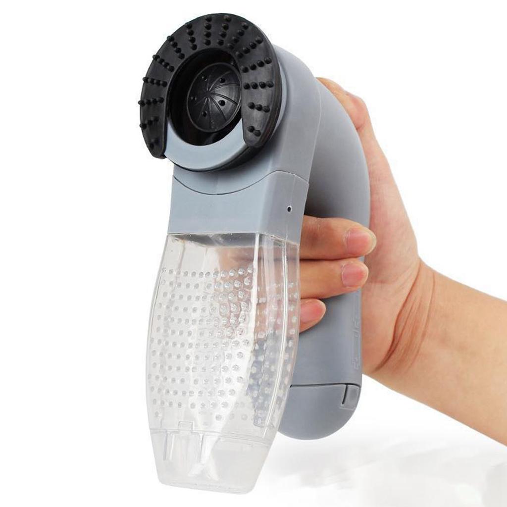 Pet Hairs Vacuum Cleaner Handheld Portable Cordless Pet Electric Hairball Trimmer Pet Cleaning Tool with Storage Box