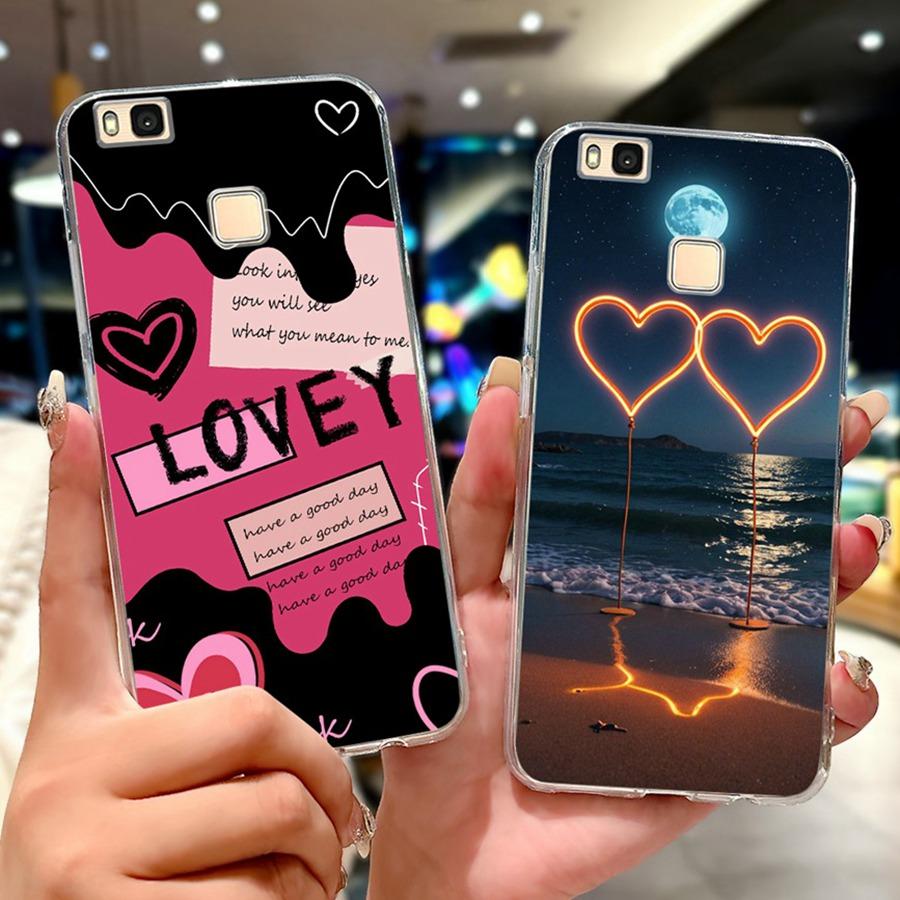 For Huawei P9 Lite Case VNS-L21 VNS-L31 Luxury flower Painted Proective Cover Soft Silicone Phone Case For HuaweiP9Lite Funda