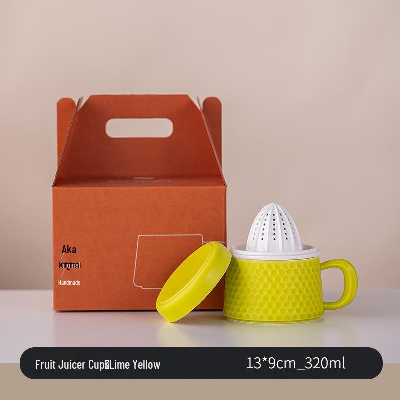 

Lacquer-Free Portable Ceramic Lemon Juicer: Street Stall, Kitchen, Cone-Shaped Tool