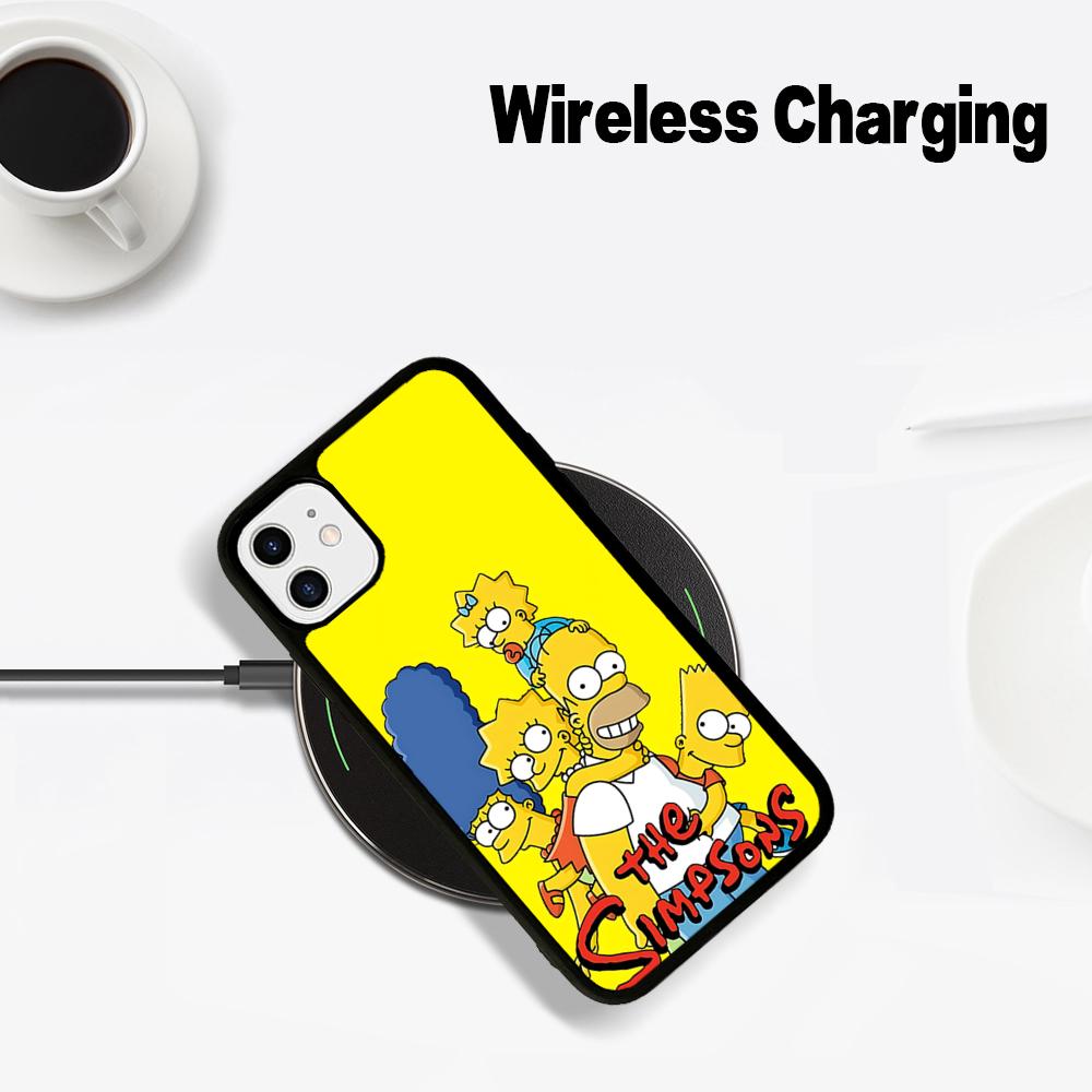 Cartoon The S-Simp-sons Phone Case Magesafe Magnetic Wireless Charge Case For IPhone 16 11 12 13 14 15 Pro Max Plus Mini