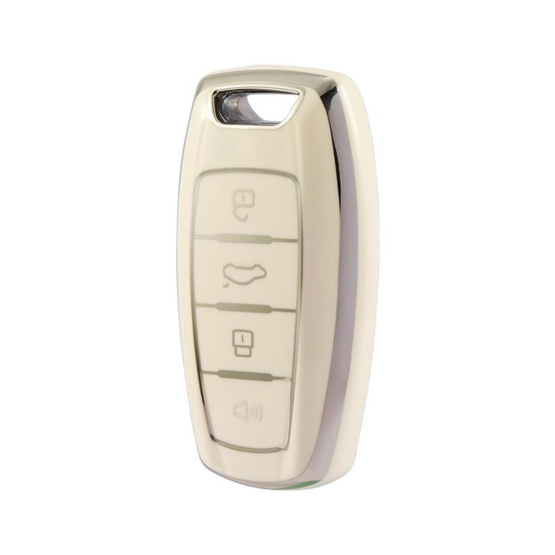 Black Cat White Cat Key Cover for Great Wall 4-Button Euler Key, Suitable for Haval H6, M6, F7.