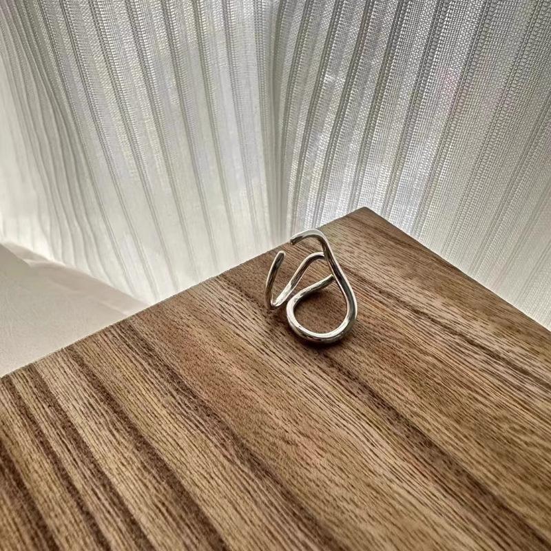 And Unique Elegant Open Copper Ring For Women With Striking Geometric Design Perfect For Any Outfit