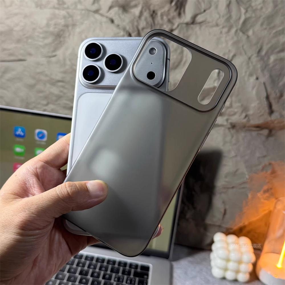 Ultradünne Matte Transluzente Harte PC-Hülle Für iPhone 17 Pro Max Air 16 15 14 Plus 13 12 Einfarbige Mattierte Schlanke Rückabdeckung Schale