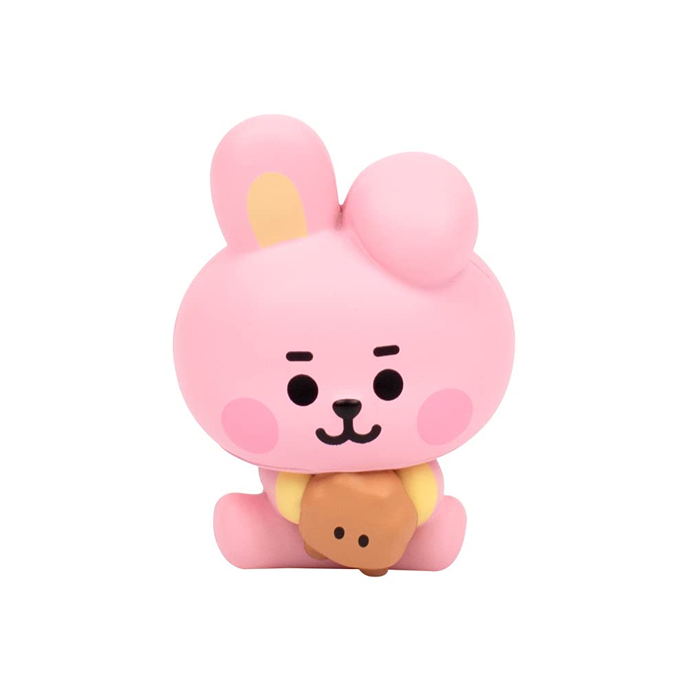 Solomon Shoji BT21 Монитор Фигурка MY LITTLE BUDDY ver.3 (булочка) BT21-RFG-3E-CK розовый