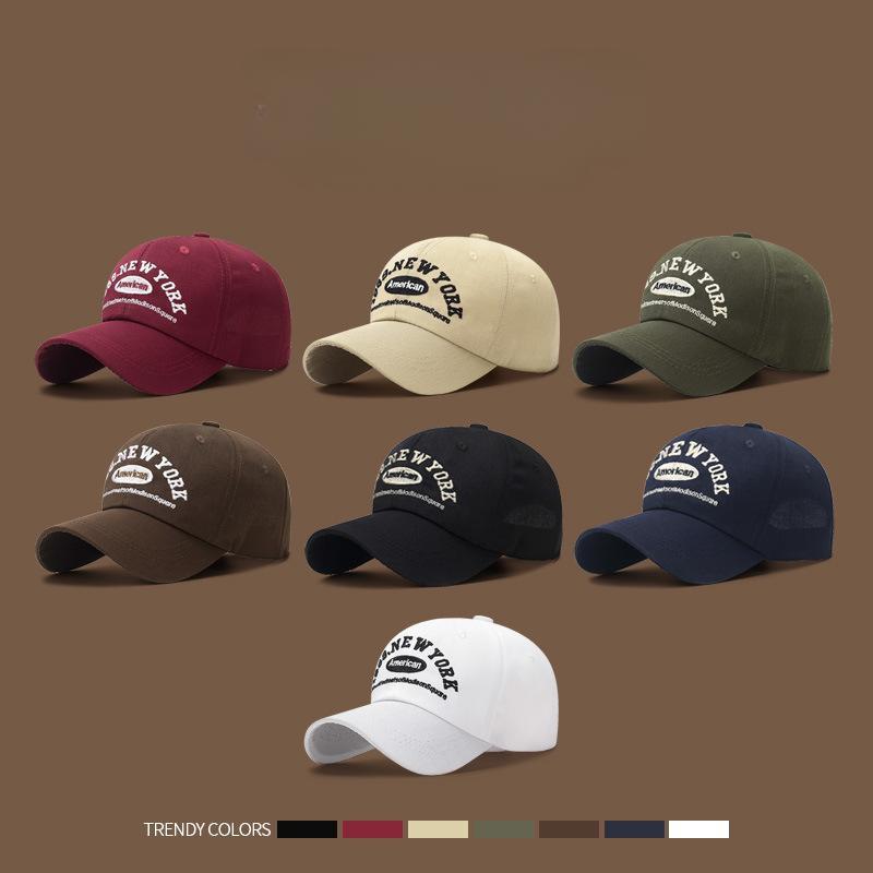 Hat Men's and Women's Korean Version of Fashion Baseball Cap Men's Spring and Autumn Soft Top Cap Trend Summer Outdoor Leisure Visor Women