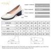 Fashion AIYUQI Women Shoes Mid-heel 2024 Spring New Formal Dress Ladies Shoes Genuine Leather Large Size 41 42 43 Women's Work Shoes