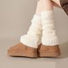 Mielhau Mongle Fur Leg Warmer Socks, Cozy Winter Socks