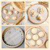 Doyime Steamer Food Grade 10 for Steamed Dim Round Heat for Steaming Chinese Dim Steamed and Other Steamed Dishes Sheets, Silicone, 21cm, Sheets,